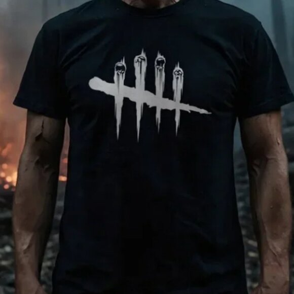 Dead by Daylight Logo Tee (Jet Black) Unisex Medium - Picture 1 of 2